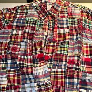 Brooks Brothers Red and Blue Plaid Shirt